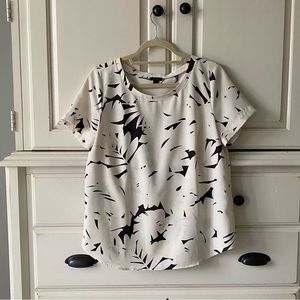 Ann Taylor Tropical Print Blouse